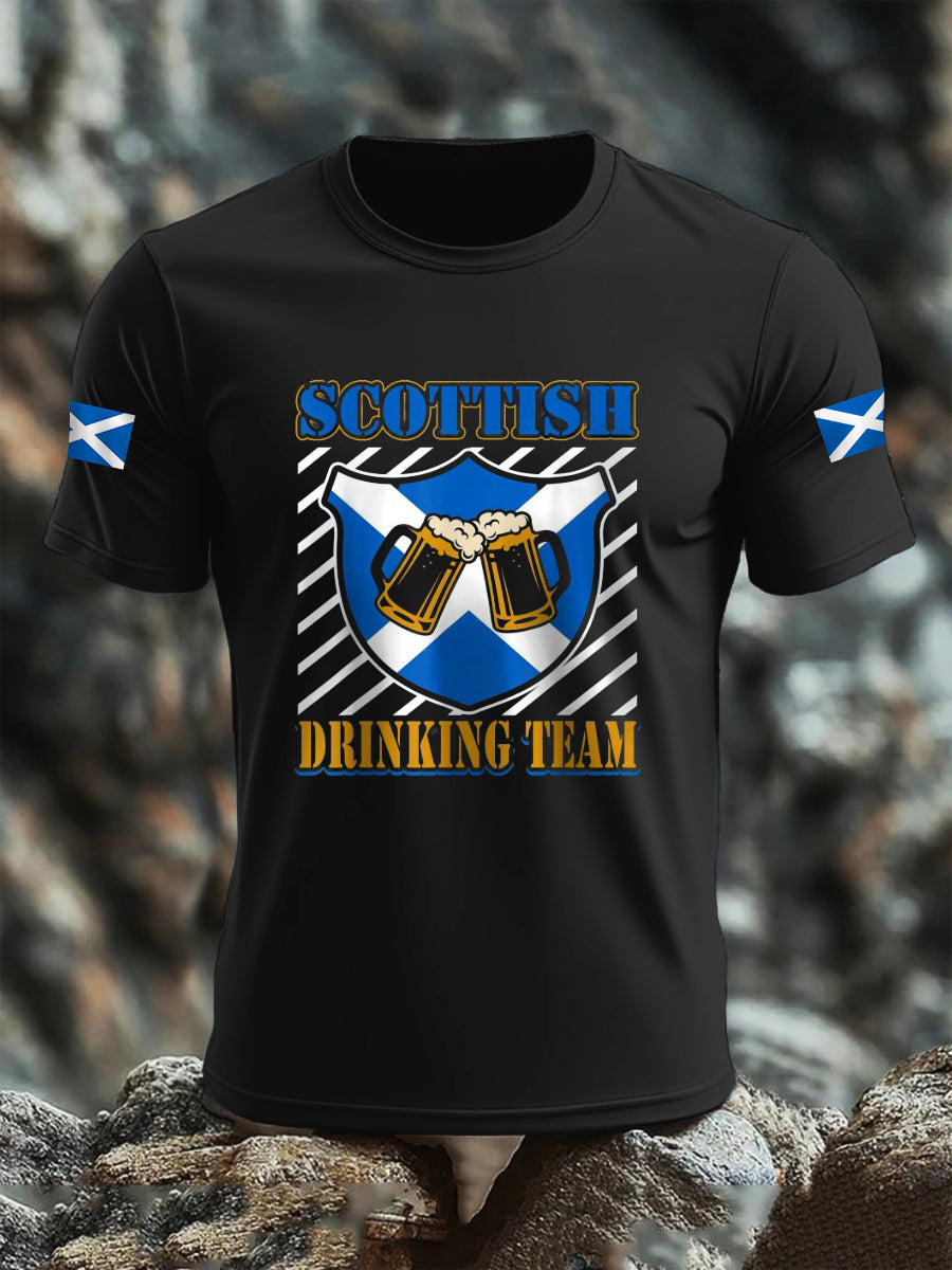 Men's Scottish Drinking T-shirt trupatriotic