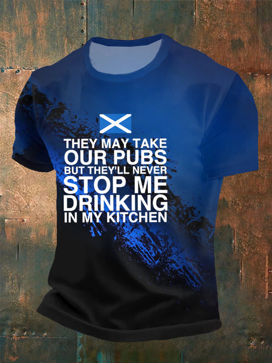 Men's Scottish Drinking Shirt trupatriotic