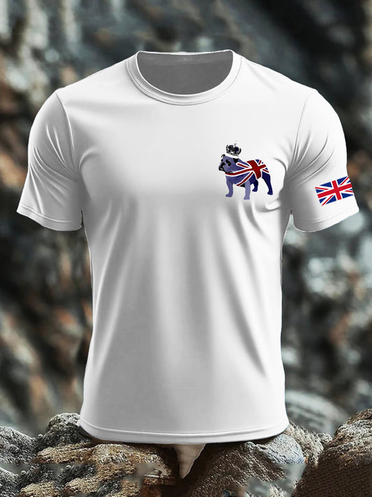 Men's UK Flag Printed T-shirt trupatriotic