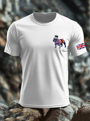 Men's UK Flag Printed T-shirt trupatriotic