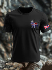Men's UK Flag Printed T-shirt trupatriotic