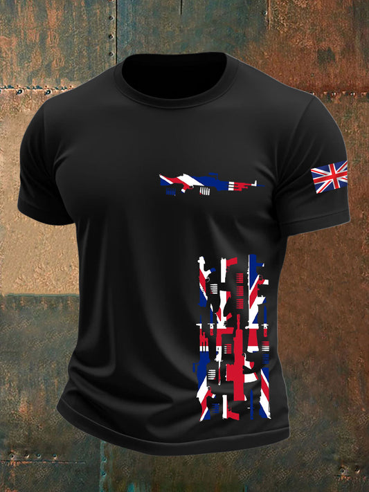 Men's  British Veteran short sleeves t-shirt trupatriotic