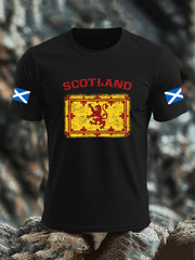 Men's Scottish Flag  Short Sleeve  T-shirt trupatriotic