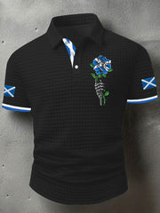 Men's Scottish Flag Short Sleeve Top trupatriotic