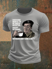 Men's British humor imitation cotton short-sleeved T-shirt trupatriotic