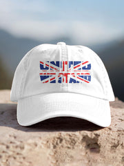 Unisex UK Flag Printed Hat trupatriotic