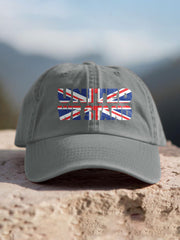 Unisex UK Flag Printed Hat trupatriotic
