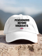 Unisex UK Flag Immigration Printed Hat trupatriotic