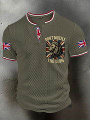 Men's UK Flag Printed Casual Tops trupatriotic