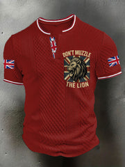 Men's UK Flag Printed Casual Tops trupatriotic