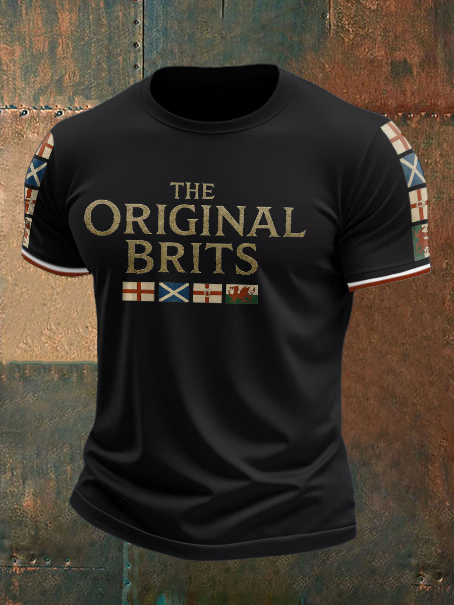 Men's The Original Brits Printed T-shirt trupatriotic