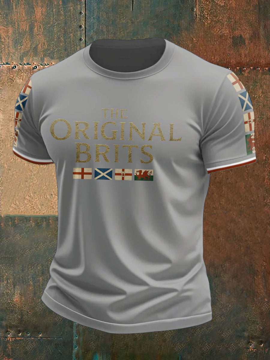 Men's The Original Brits Printed T-shirt trupatriotic