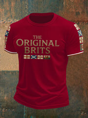 Men's The Original Brits Printed T-shirt trupatriotic