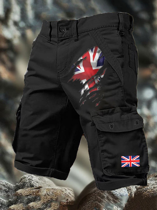 Men's British Printed shorts trupatriotic
