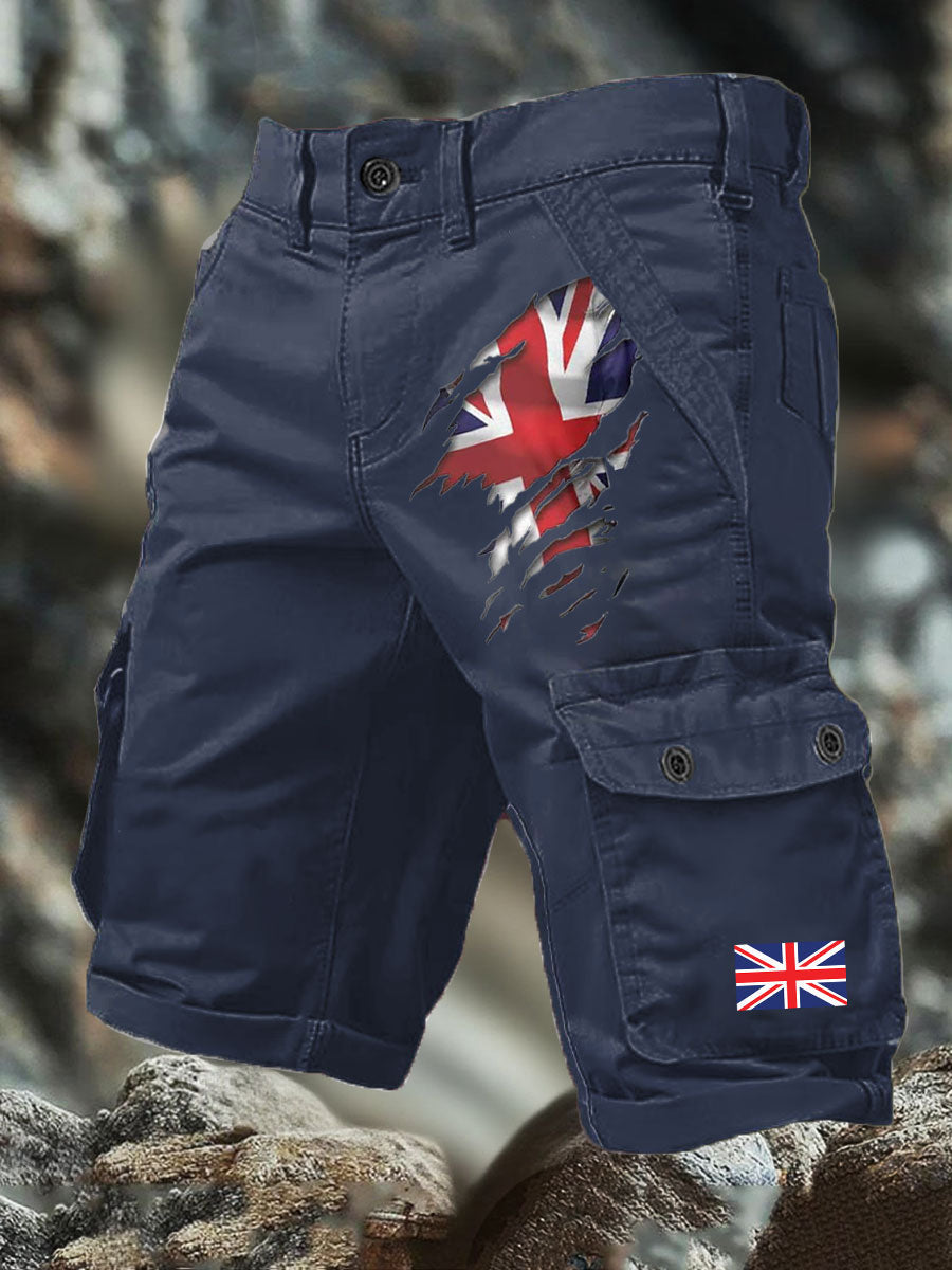 Men's British Printed shorts trupatriotic