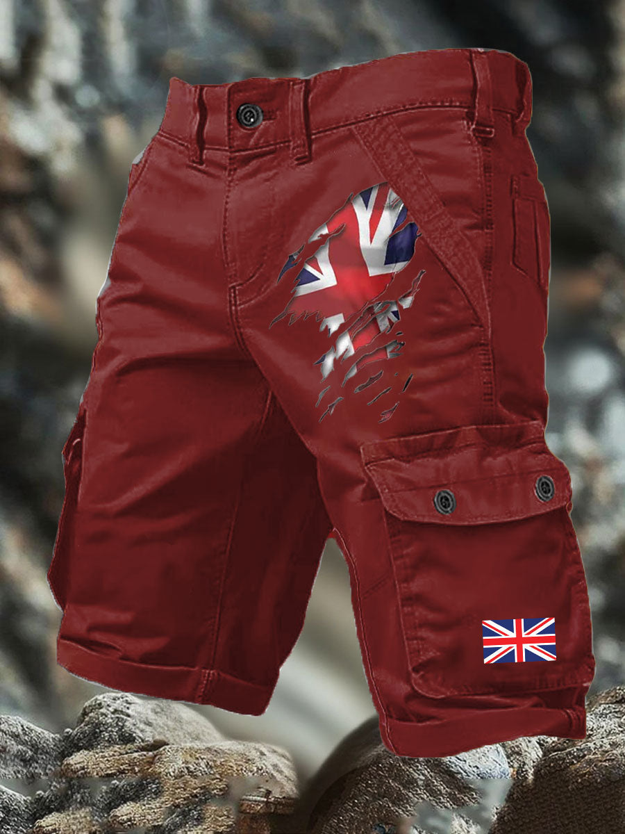 Men's British Printed shorts trupatriotic