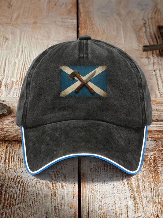 Unisex Girl's Power Scotland Print Hat trupatriotic