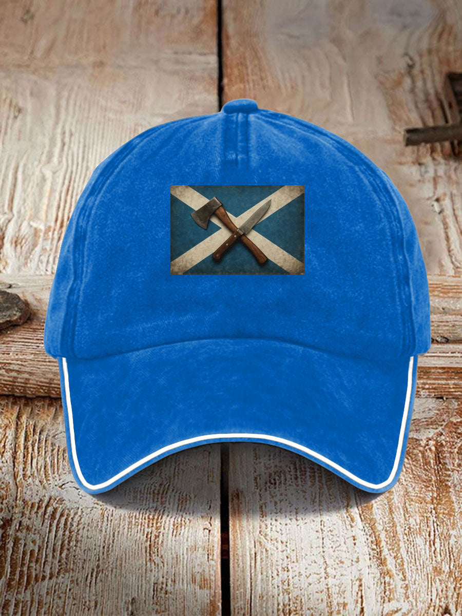 Unisex Girl's Power Scotland Print Hat trupatriotic