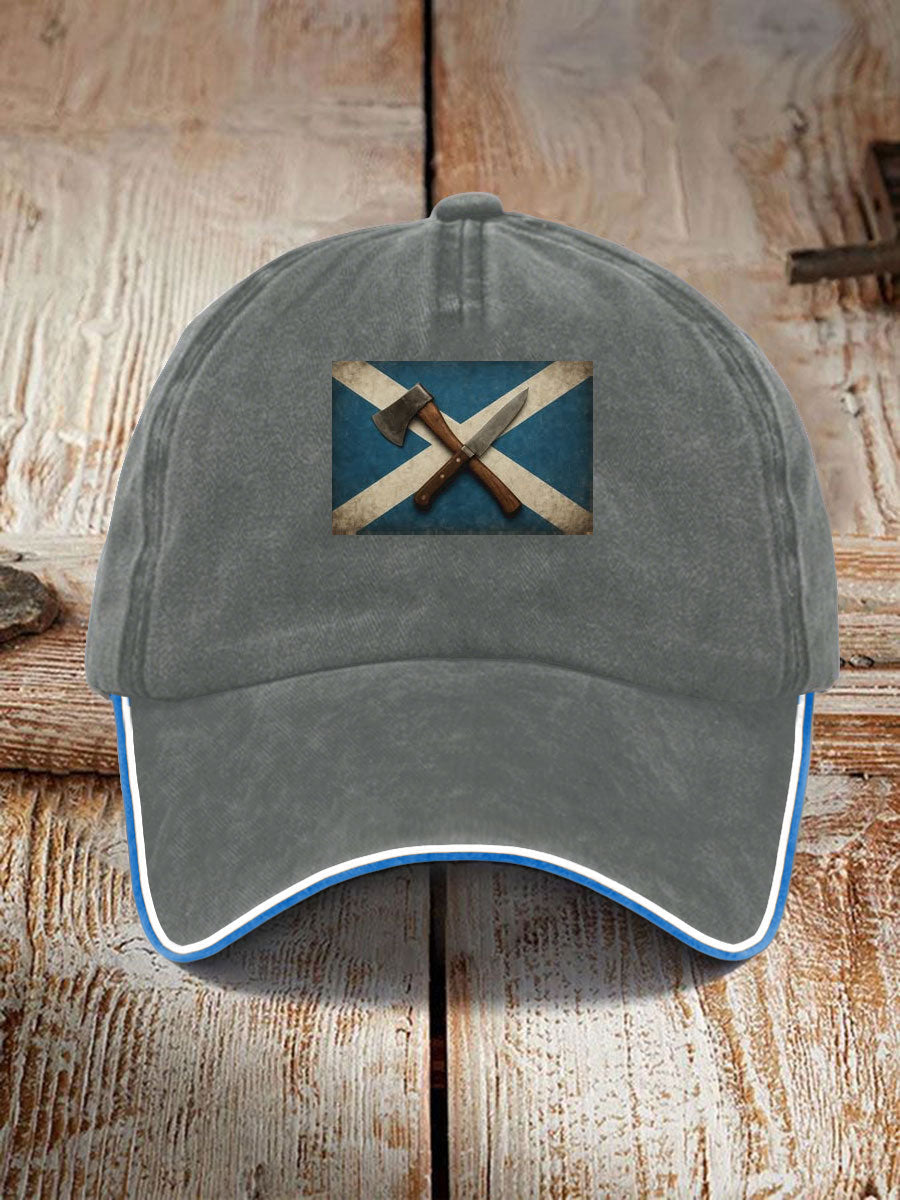 Unisex Girl's Power Scotland Print Hat trupatriotic