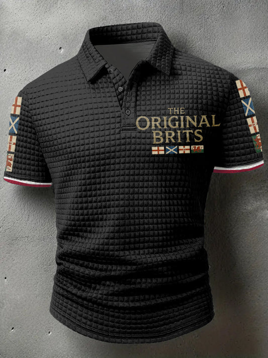 Men's The Original Brits Printed Casual Tops trupatriotic