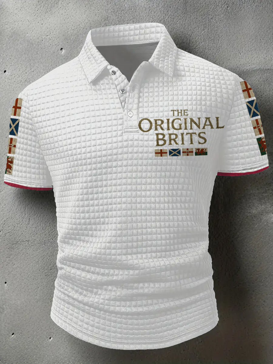 Men's The Original Brits Printed Casual Tops trupatriotic