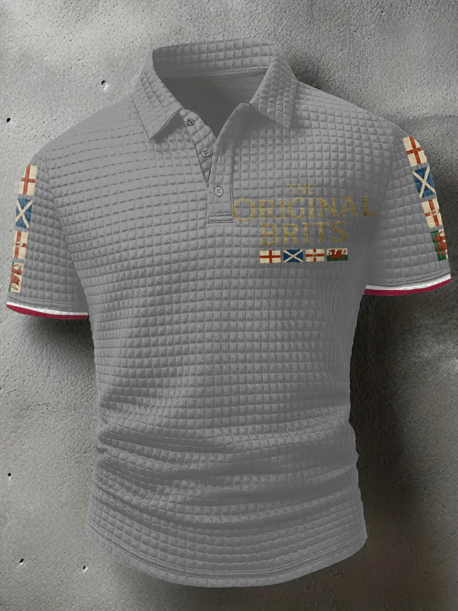 Men's The Original Brits Printed Casual Tops trupatriotic