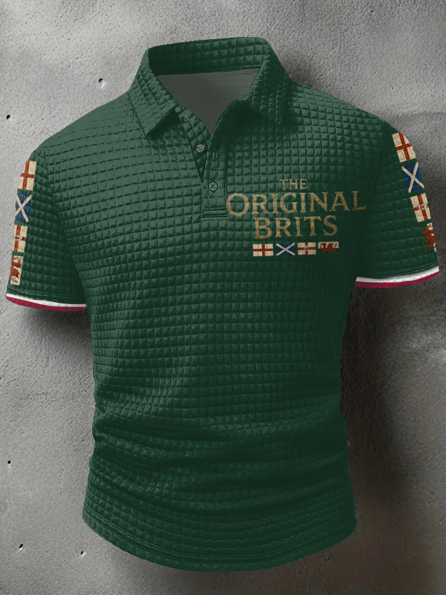 Men's The Original Brits Printed Casual Tops trupatriotic