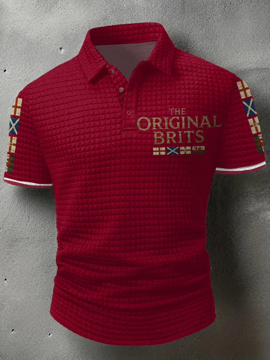 Men's The Original Brits Printed Casual Tops trupatriotic