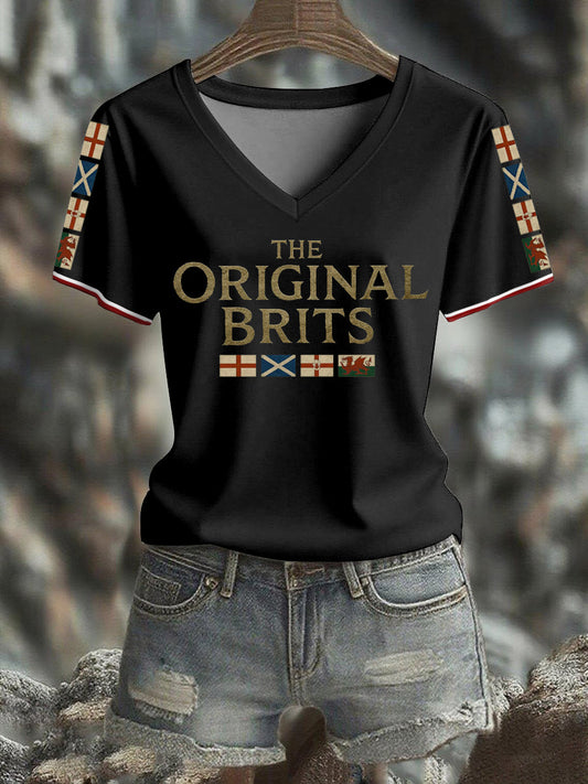 Women's The Original Brits Printed T-shirt trupatriotic