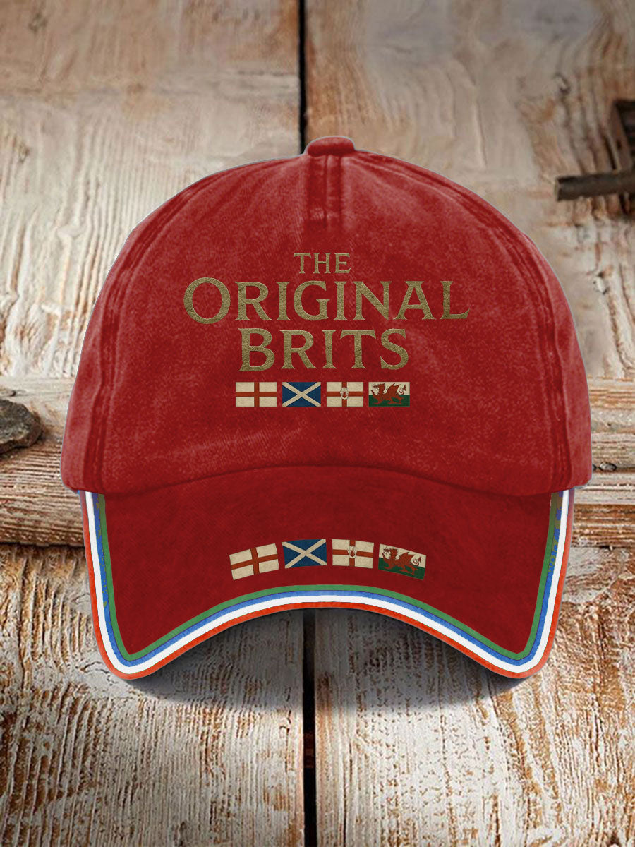 Unisex The Original Brits Printed Hat trupatriotic