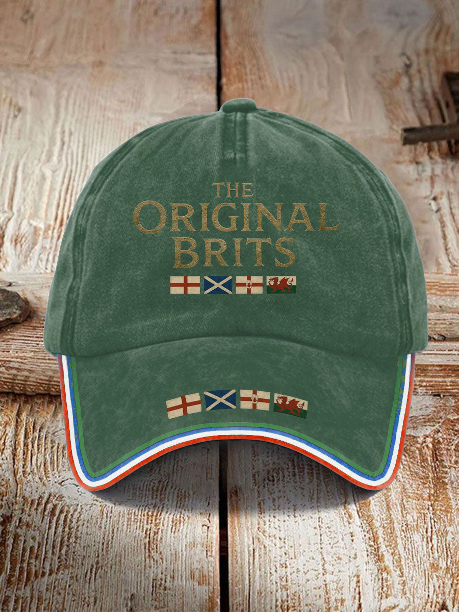 Unisex The Original Brits Printed Hat trupatriotic