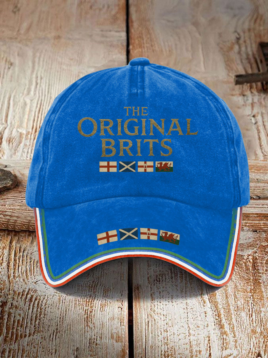 Unisex The Original Brits Printed Hat trupatriotic