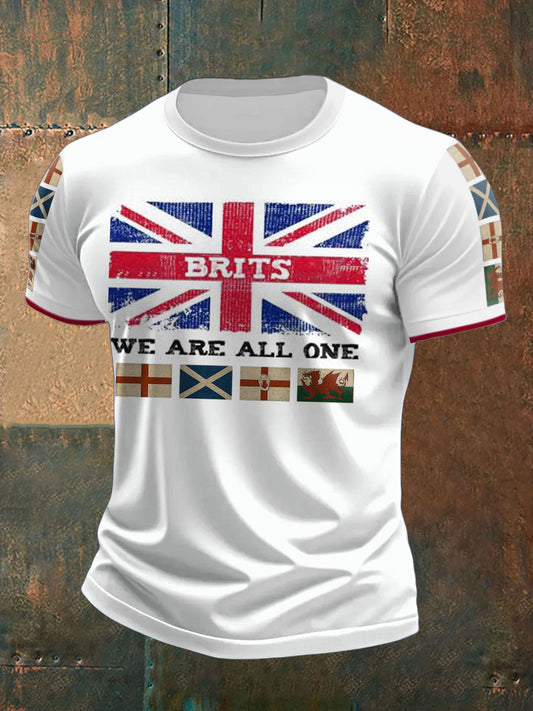 Men's The Brits Printed T-shirt trupatriotic