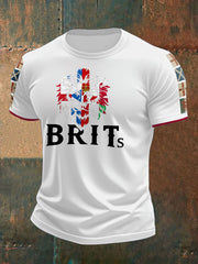 Men's The Brits Printed T-shirt trupatriotic