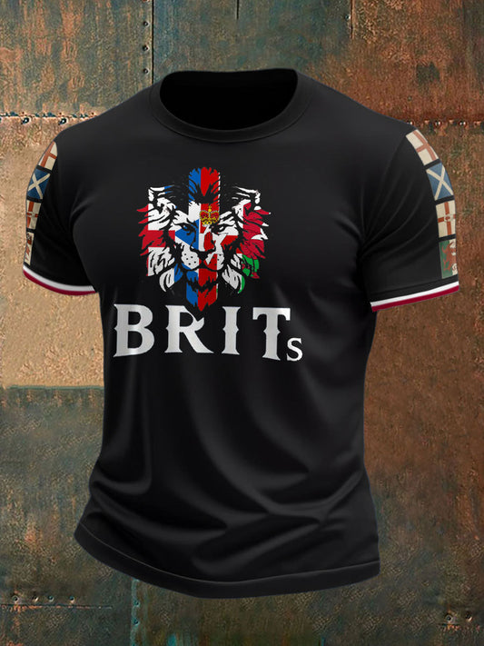 Men's The Brits Printed T-shirt trupatriotic