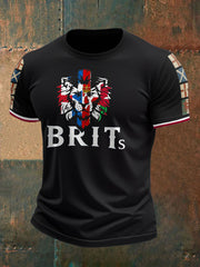 Men's The Brits Printed T-shirt trupatriotic