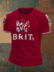 Men's The Brits Printed T-shirt trupatriotic