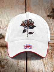 Unisex UK Flag Art Printed Hat trupatriotic