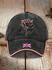 Unisex UK Flag Art Printed Hat trupatriotic