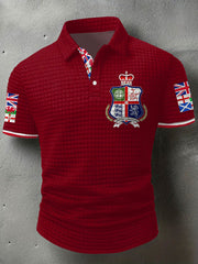 Men's UK Scotland England Northern Ireland Wales Flag Art Printed Casual Tops trupatriotic