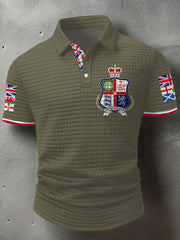 Men's UK Scotland England Northern Ireland Wales Flag Art Printed Casual Tops trupatriotic
