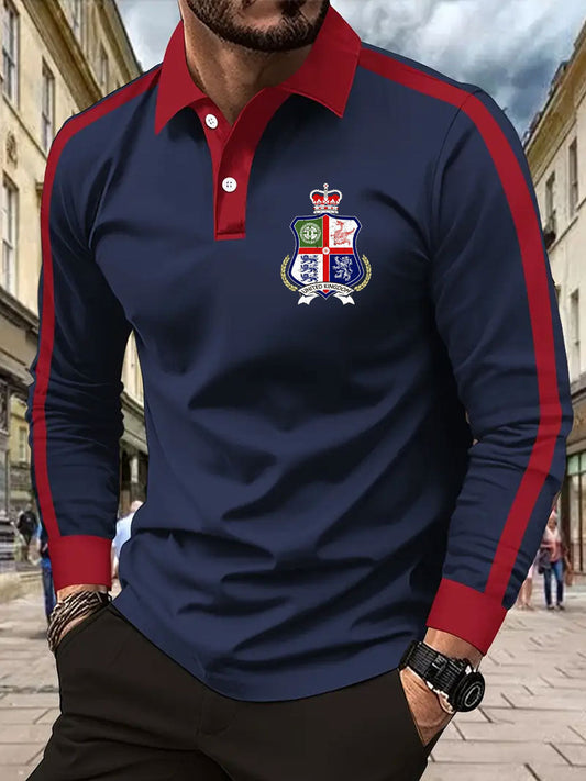 Men's UK Scotland England Northern Ireland Wales Flag Art Printed Casual Tops trupatriotic