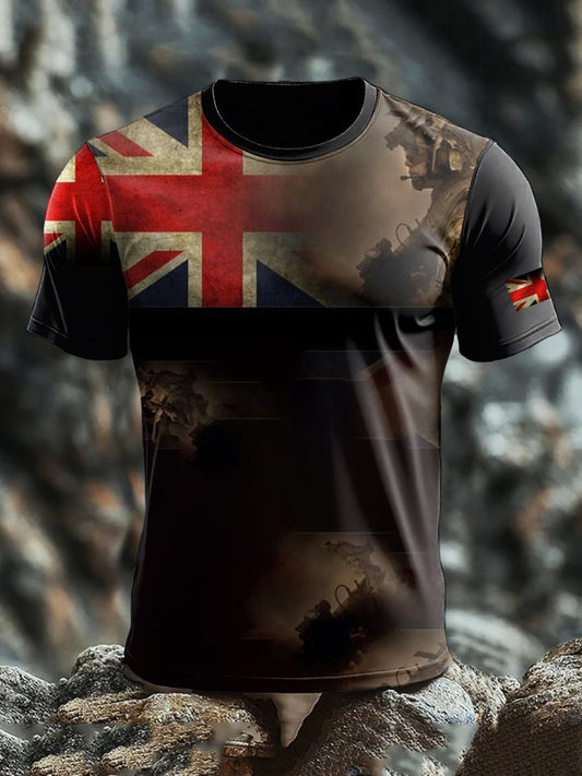 Men's British Veteran short sleeves t-shirt trupatriotic