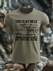 Men's British Veteran imitation cotton short-sleeved T-shirt trupatriotic
