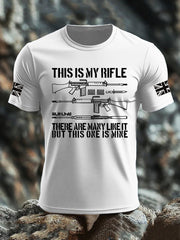 Men's British Veteran imitation cotton short-sleeved T-shirt trupatriotic