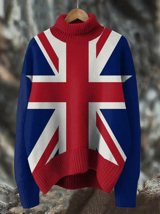 Women's Union Jack Turtleneck trupatriotic