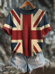 Women's British Flag Short-sleeved T-shirt trupatriotic